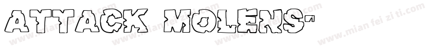 ATTACK MOLENS字体转换